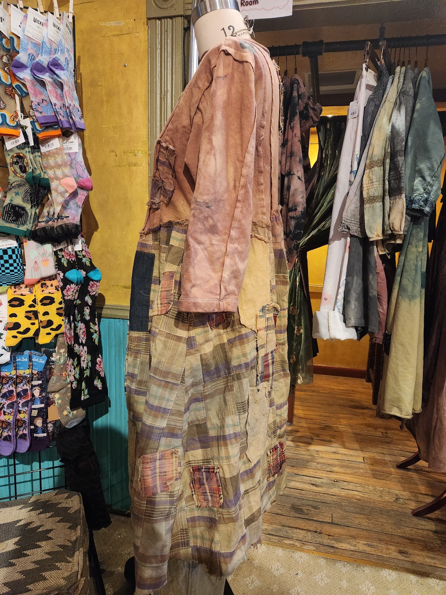 Hand Dyed 'Paperlace' Patchwork Jacket