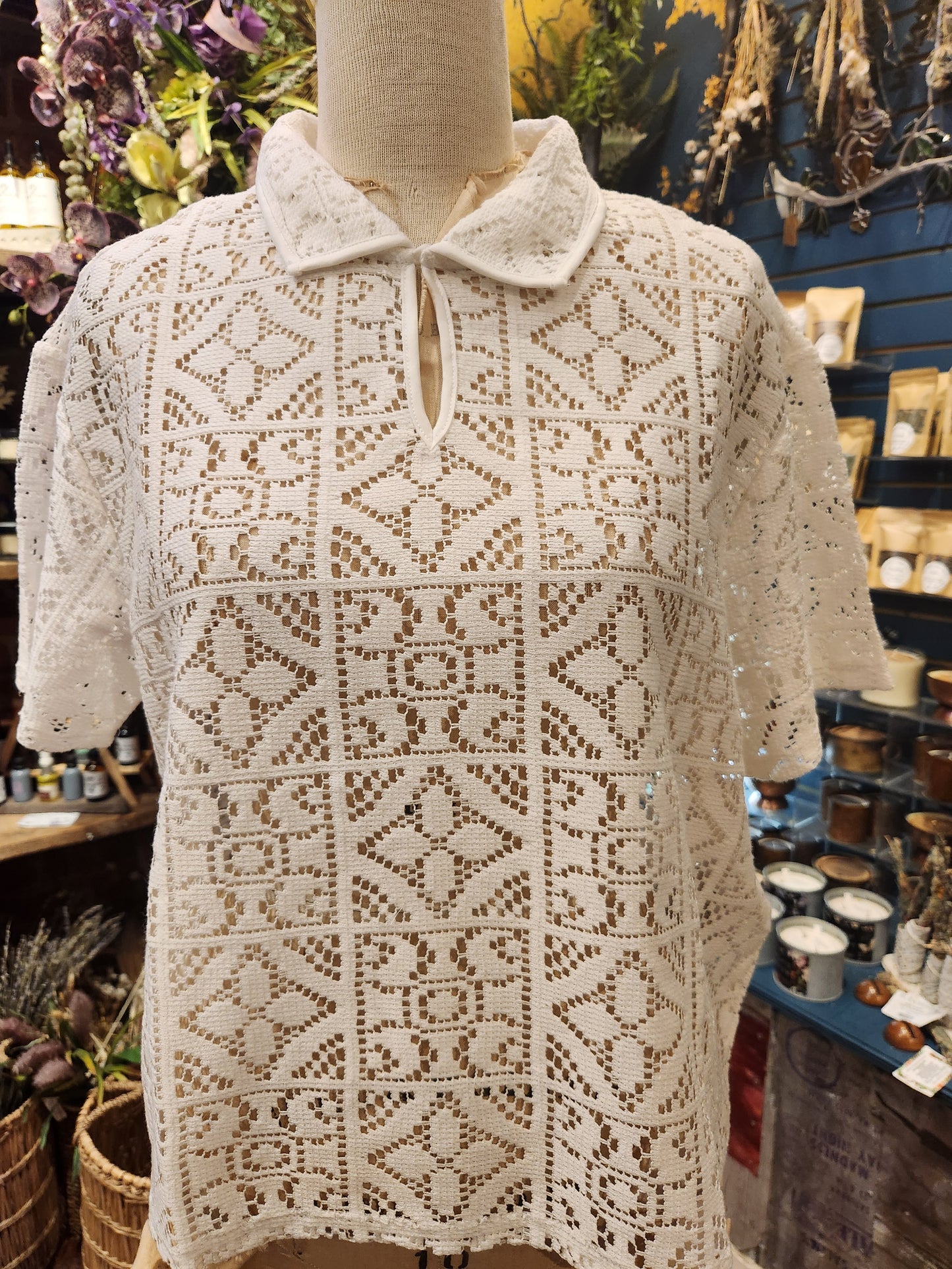 Ihnaima Cloud Dancer Blouse