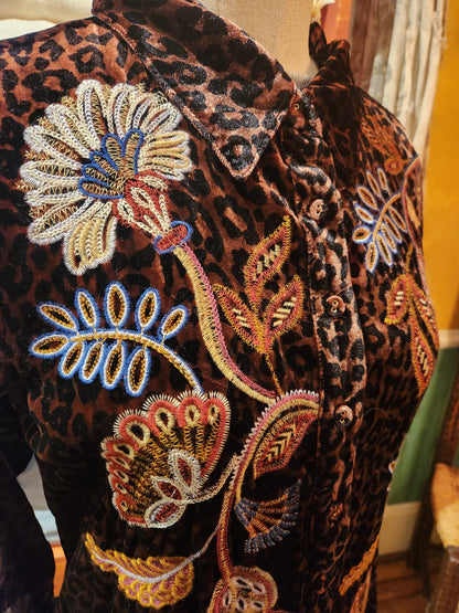 Velvet Shirt Dress - Gineva