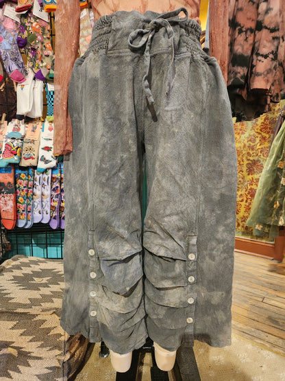 Hand Dyed 'Paperlace' Pants