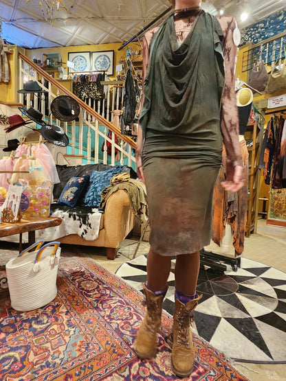 Athena Dress - Green #1