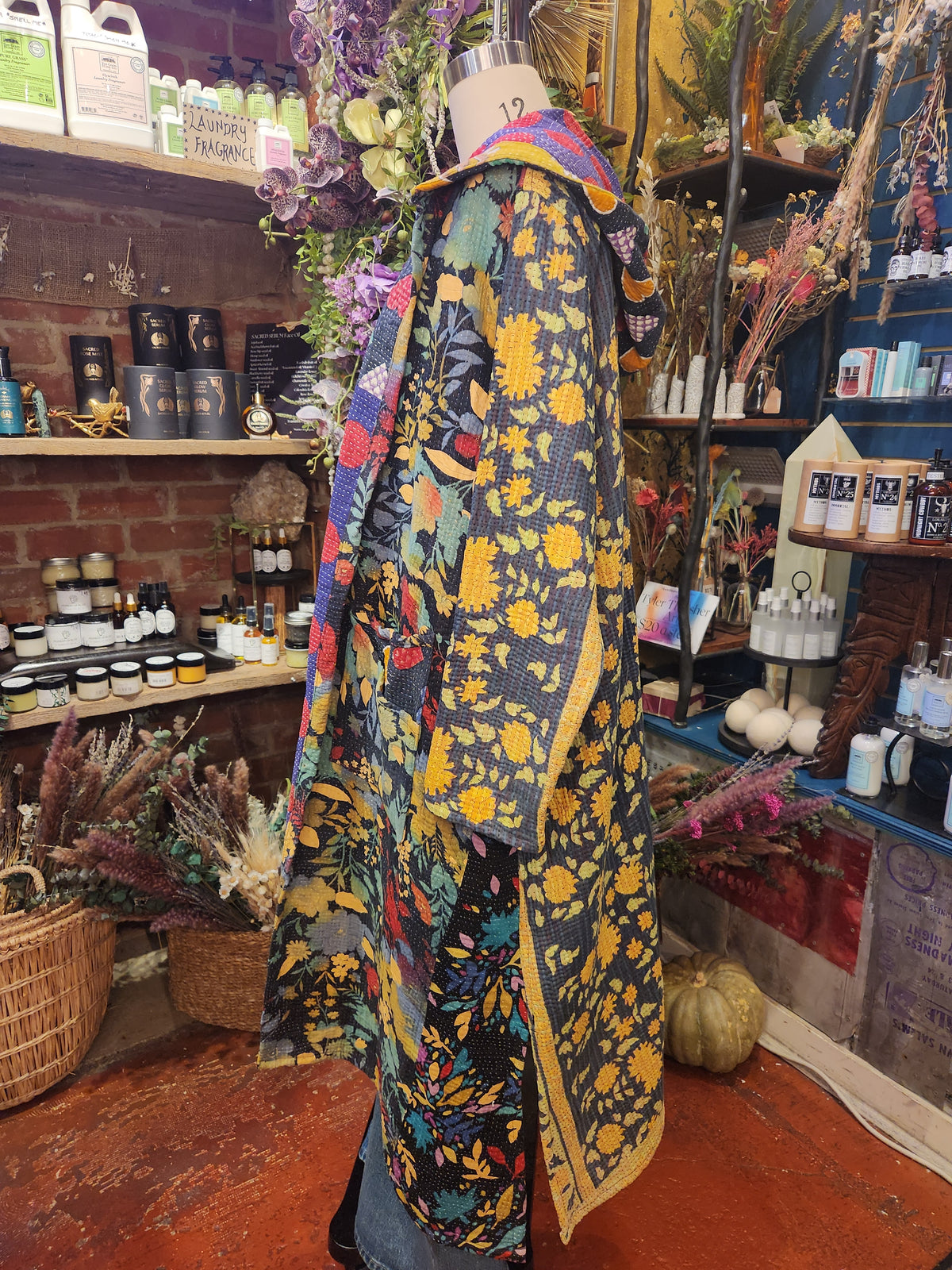Fine Kantha Rising Sun Coat 1125 229