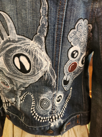 Traumatism Art Eye on You Jean Jacket