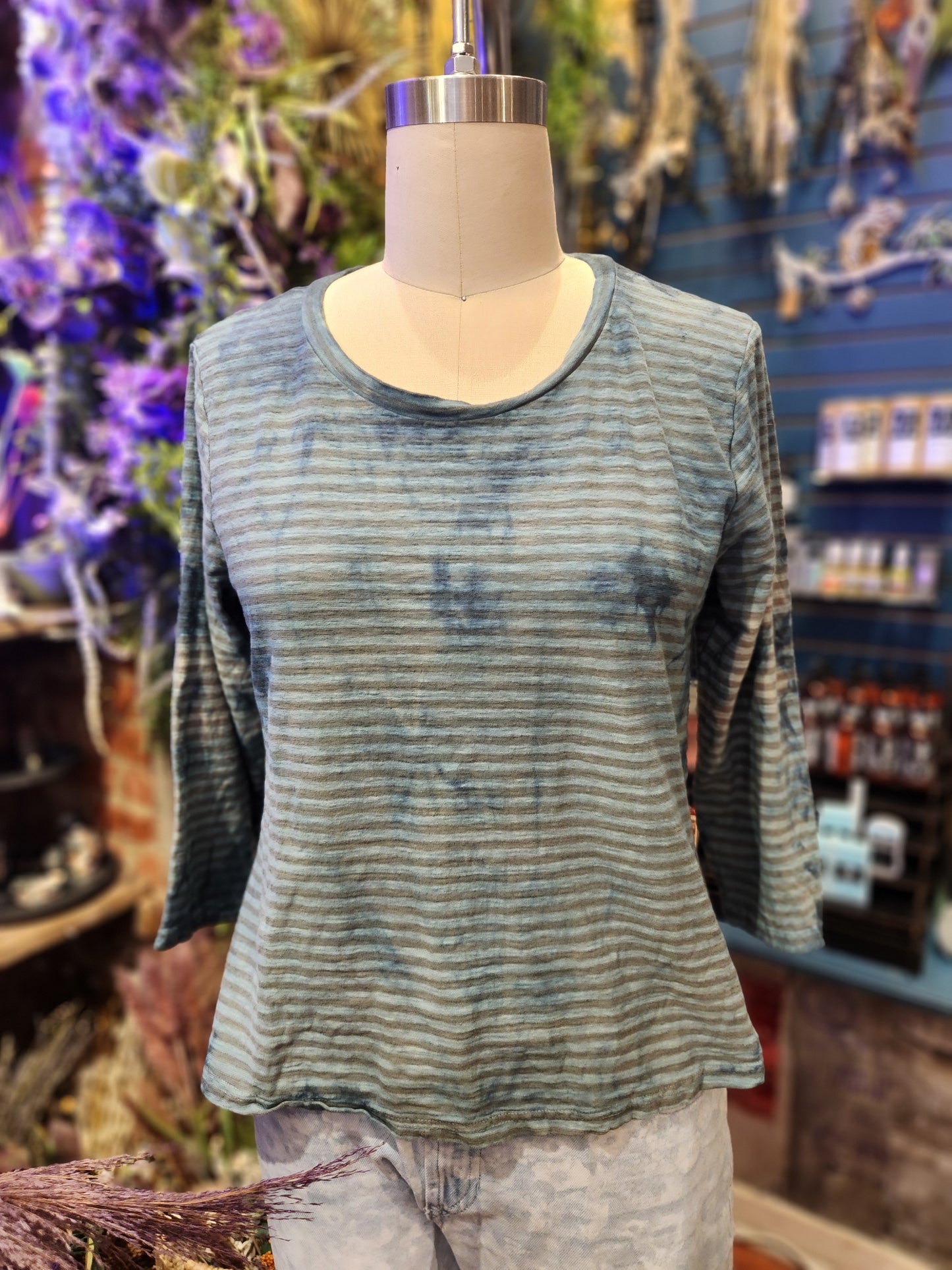 Solstice Stripe Dyed Shirt