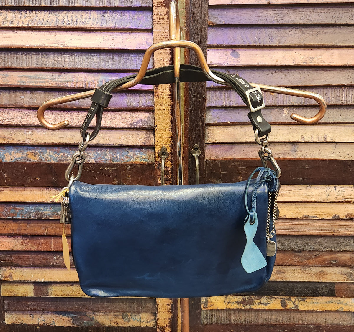 Penny Oil Slick Leather Bag