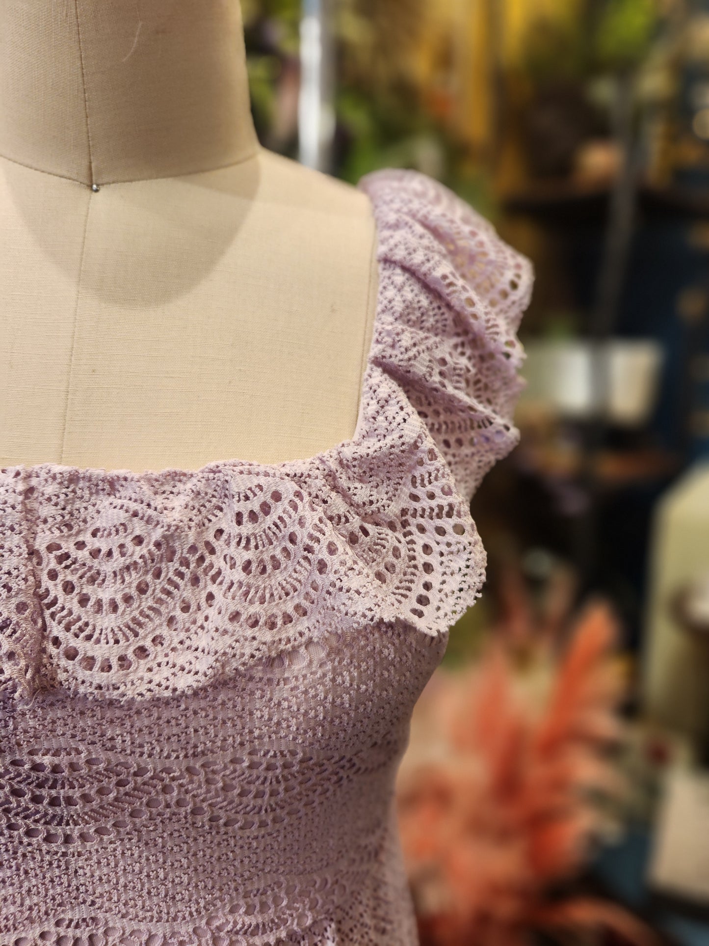 Grape Icee Crochet Dress