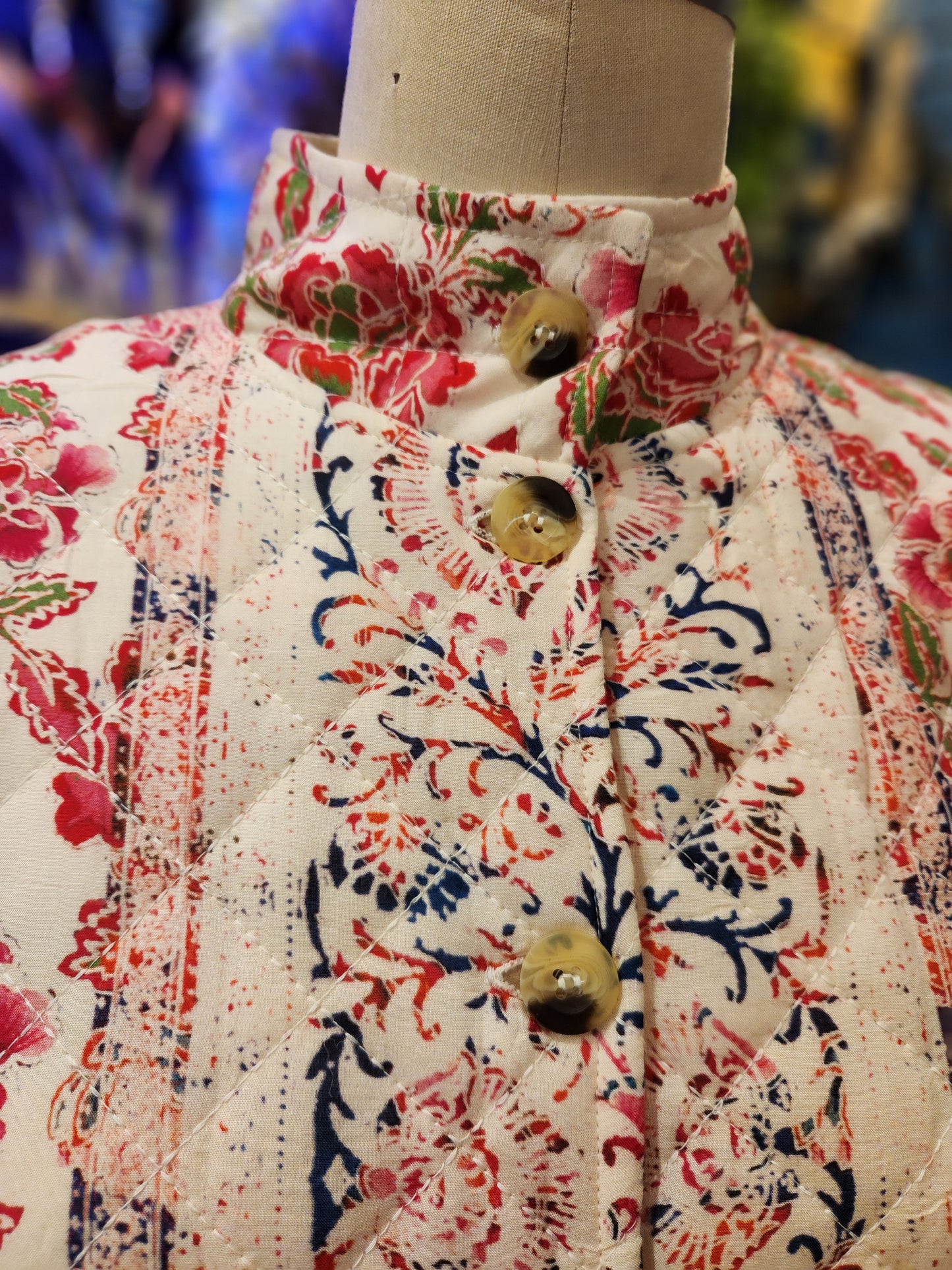 Find My Way Floral Quited Jacket