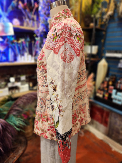 Find My Way Floral Quited Jacket
