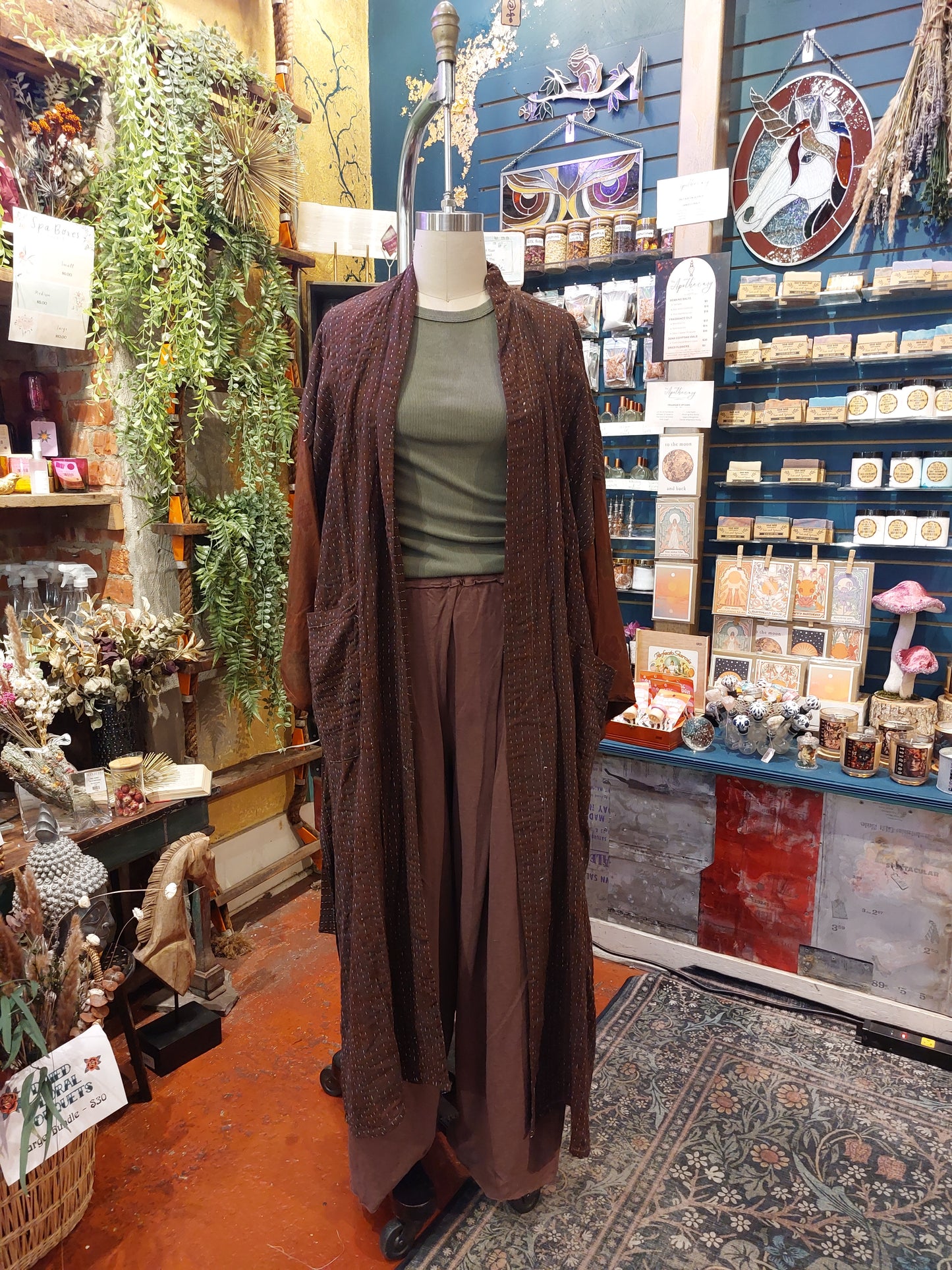 Majestic Caramel Over dye Kimono 1124 121