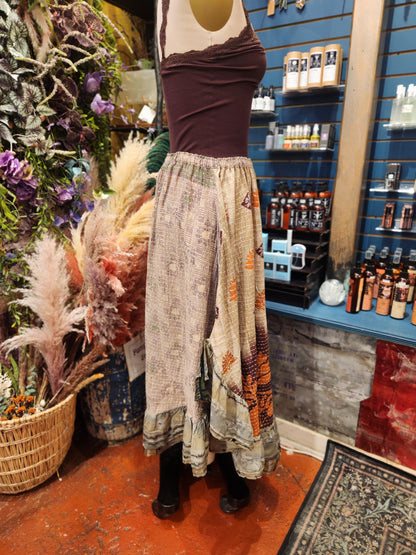 Pareo Kantha Wild Rose Skirt