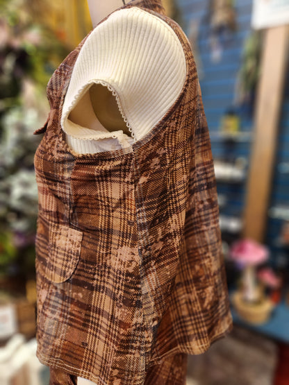 Saga Plaid Vest