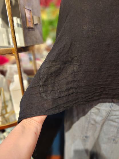 One Pocket Cape Top