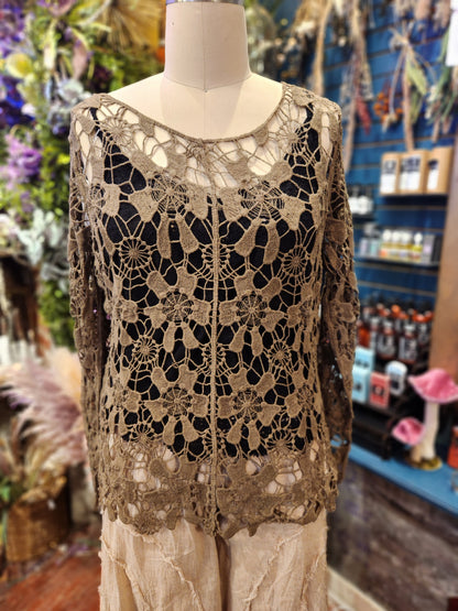 Caught Up - Crochet Pullover