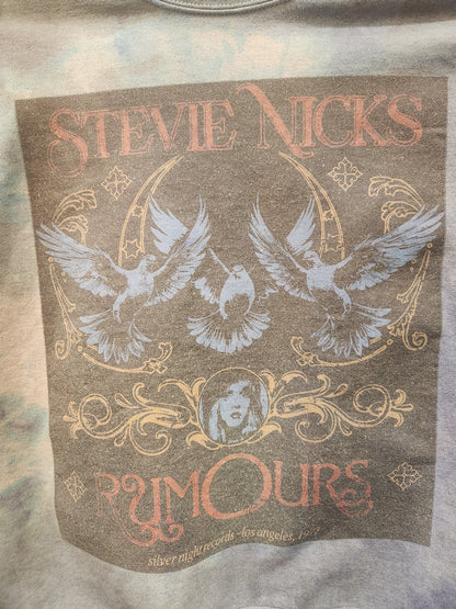 Hand-Dyed Stevie Nicks Graphic Print Sweatshirt