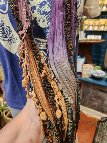 Fringe Scarf - OOAK #34