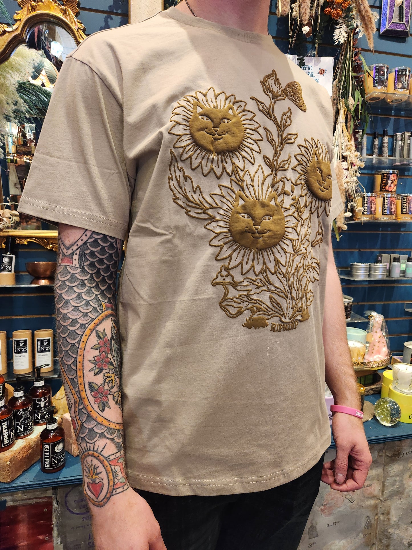 Where the Flowers Bloom Tee - Sand
