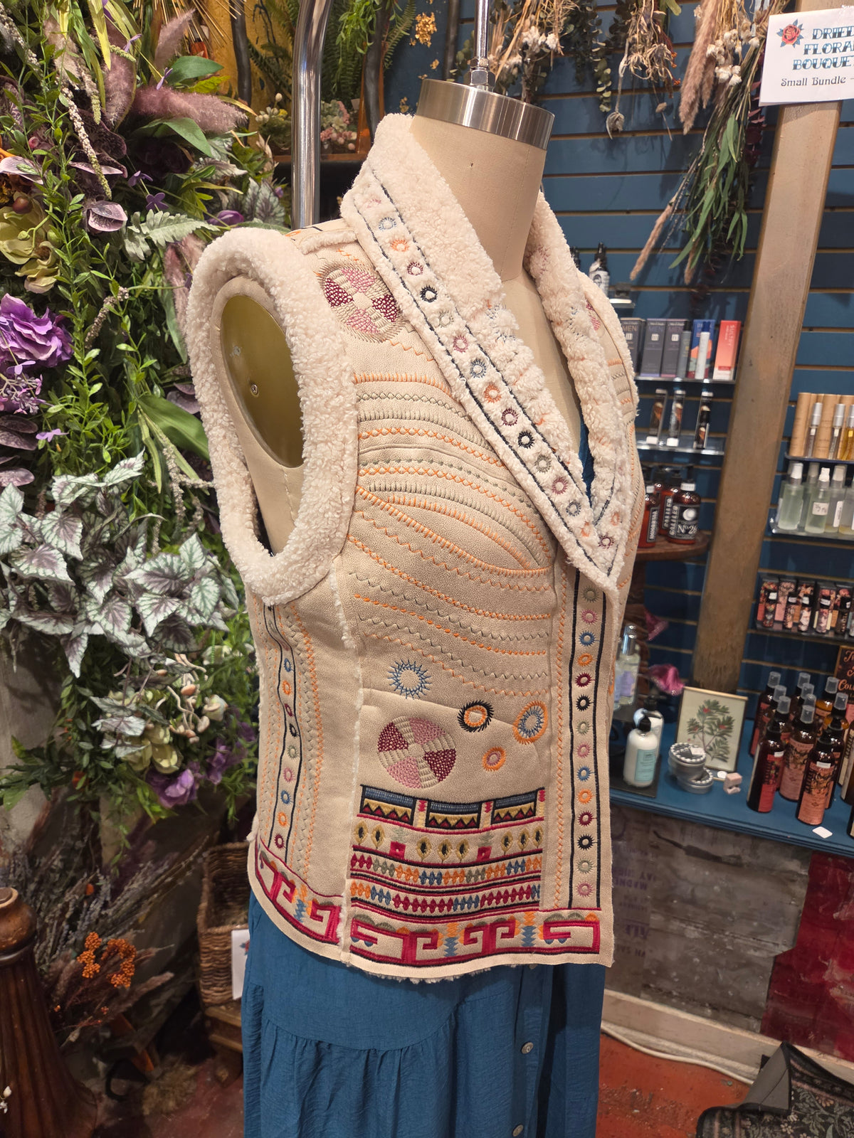 Cecilio Faux Suede Vest