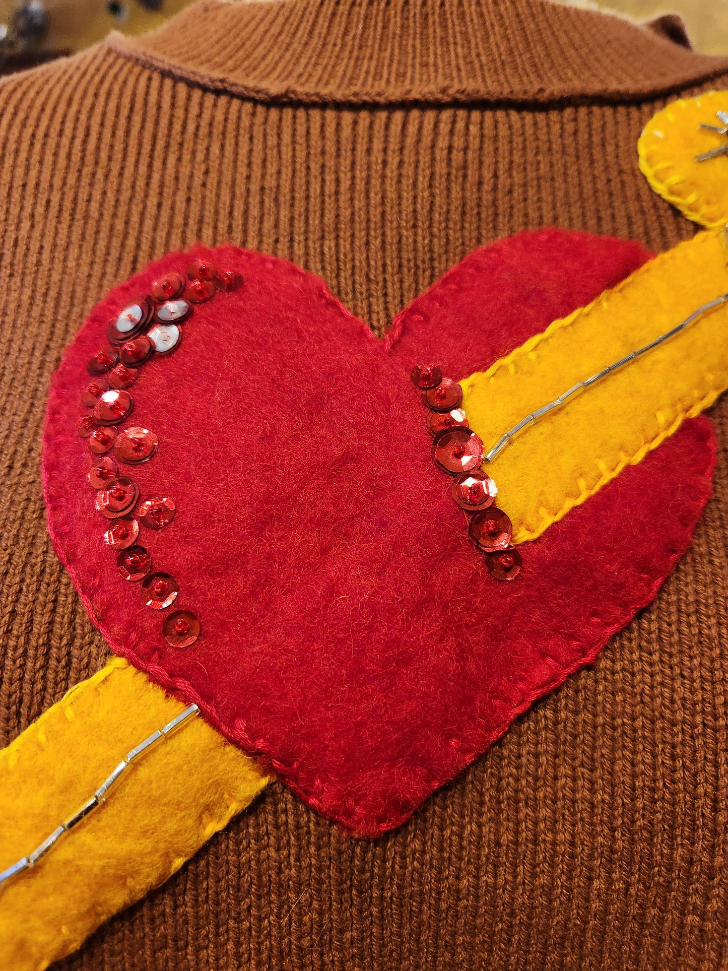 Pierced Heart Sweater - Christine Strait*