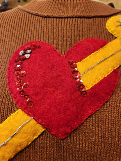 Pierced Heart Sweater - Christine Strait*
