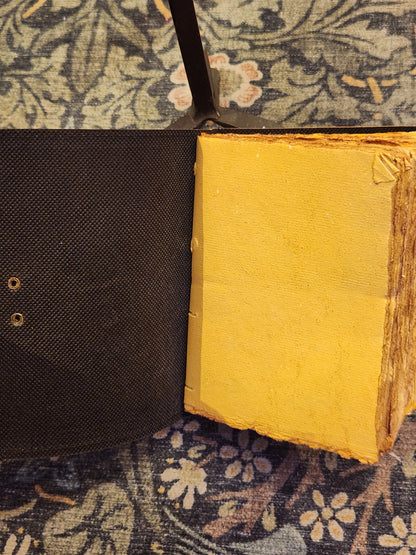 Luna Moth Journal | Leather Journal | Blank Vintage Notebook