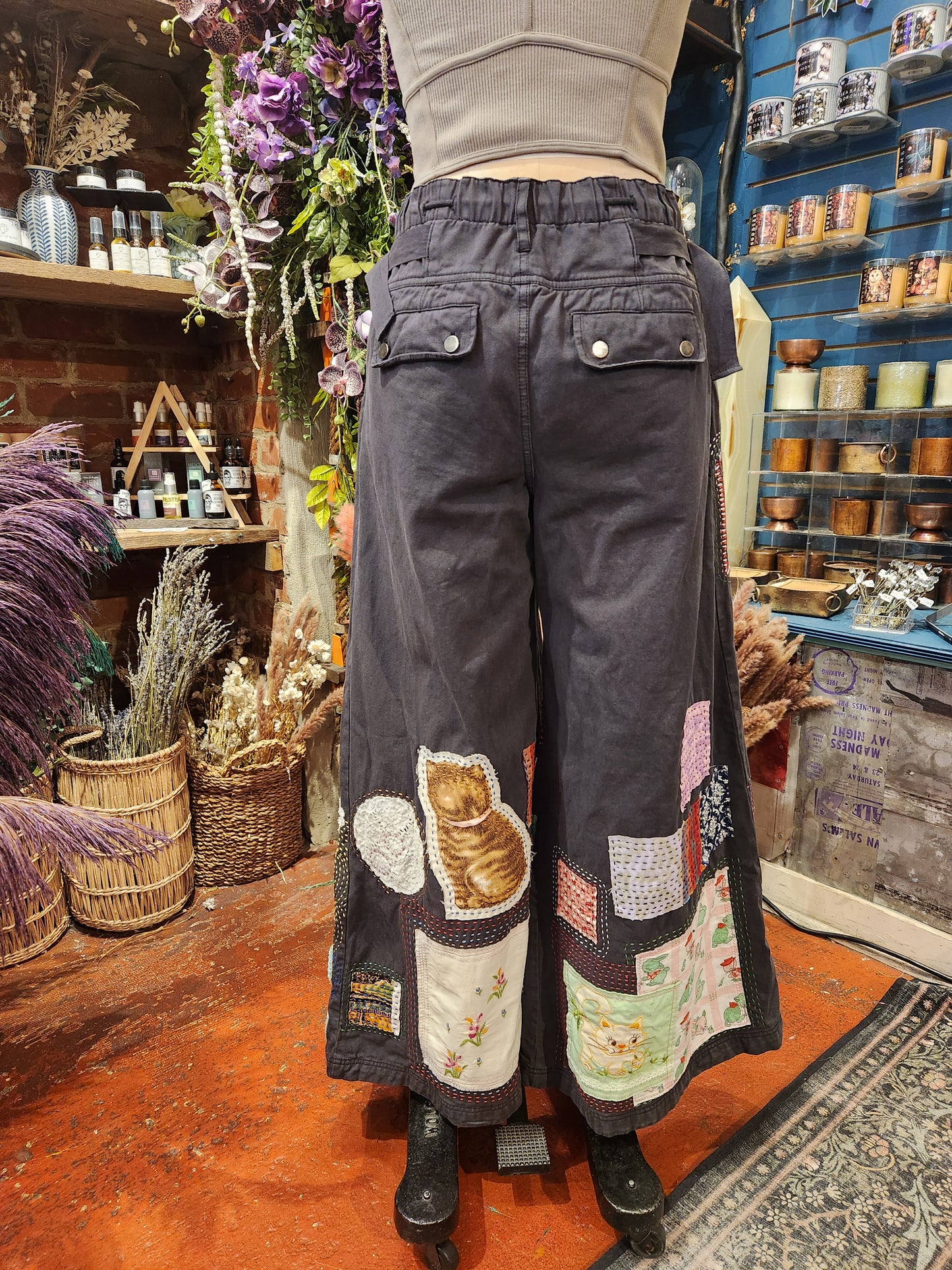 Kitten Paradise Free People Wide-Leg Chino Trousers - Tori Radday*