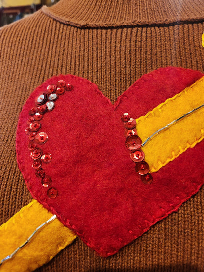 Pierced Heart Sweater - Christine Strait*