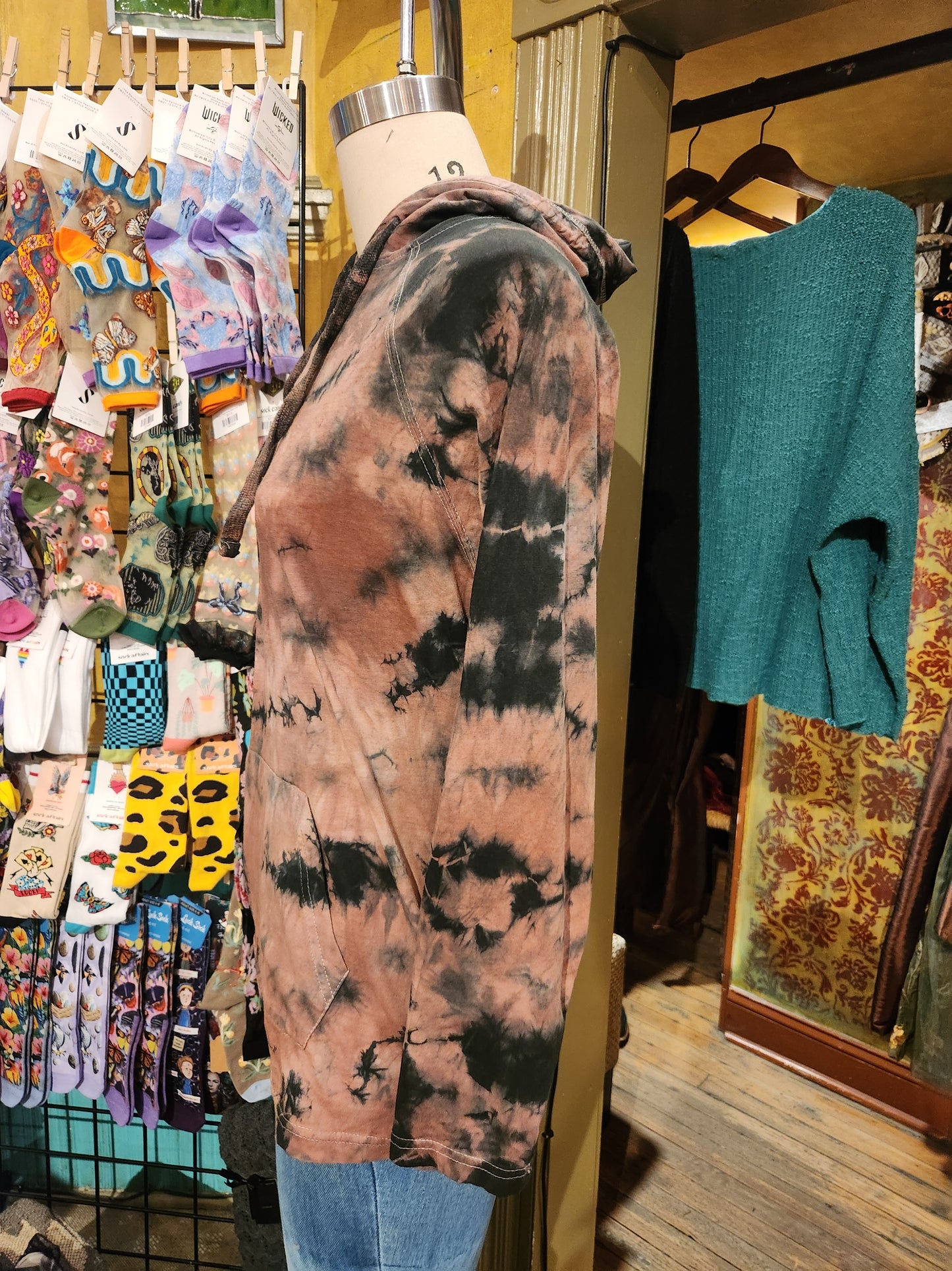 Hand Dyed Hawks Bay Men's Light Weight Hoodie (choose color)