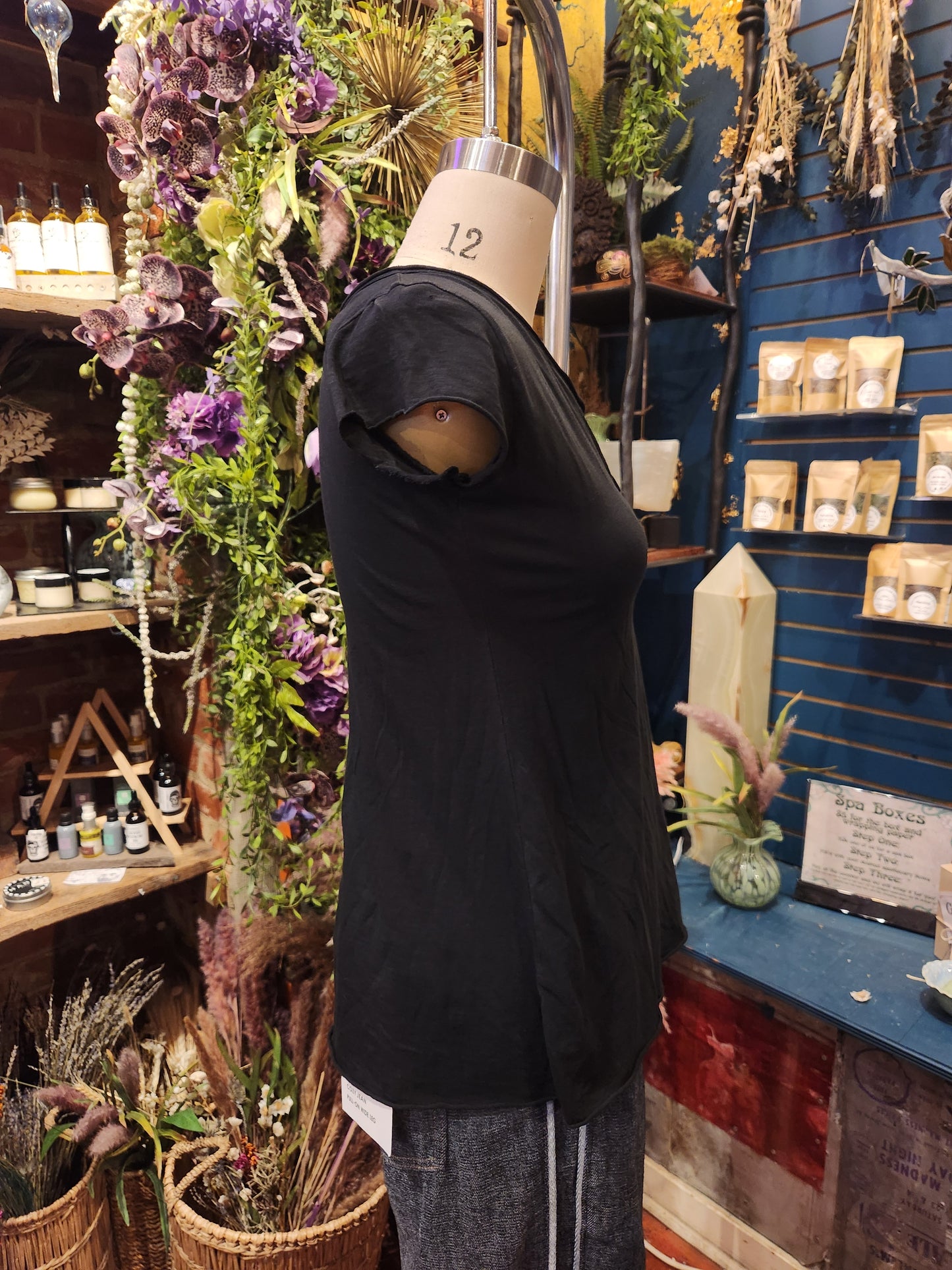 Henley Cotton Summer Top  (multiple colors available )
