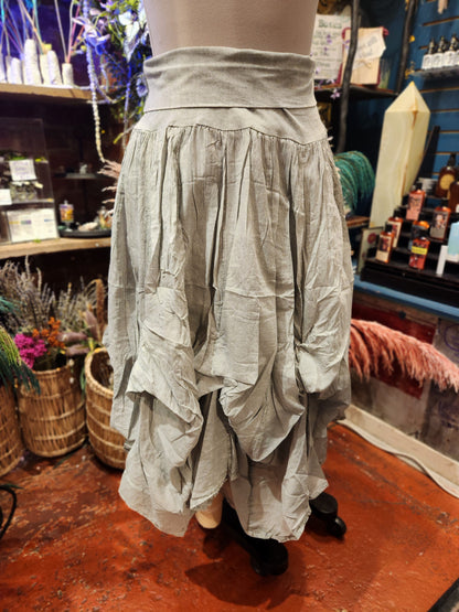 Sage Bubble Skirt