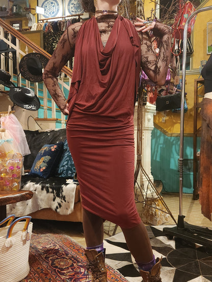 Athena Dress - Solid Red
