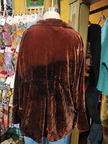 Hand Dyed 'Cutloose' Button Down Top