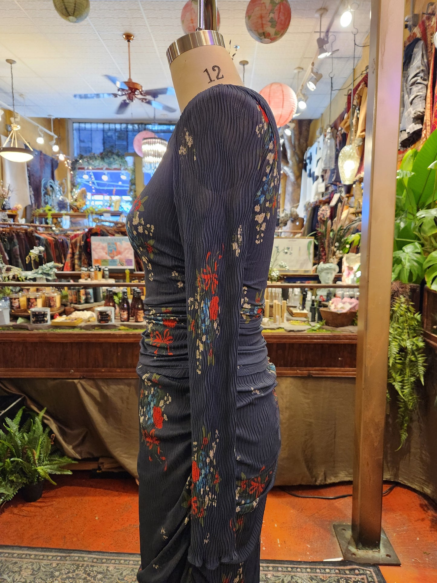 Crimson Lights Top - Navy Combo