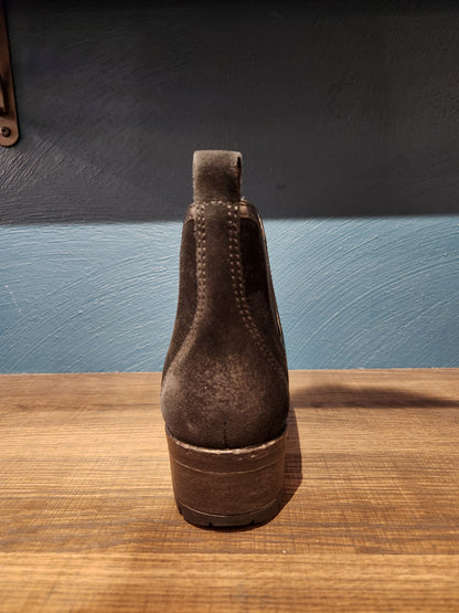 Cabot Boot - Black Suede