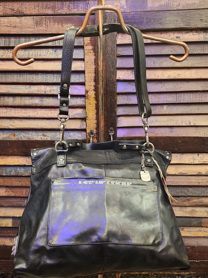 Hamar Nero Leather Bag