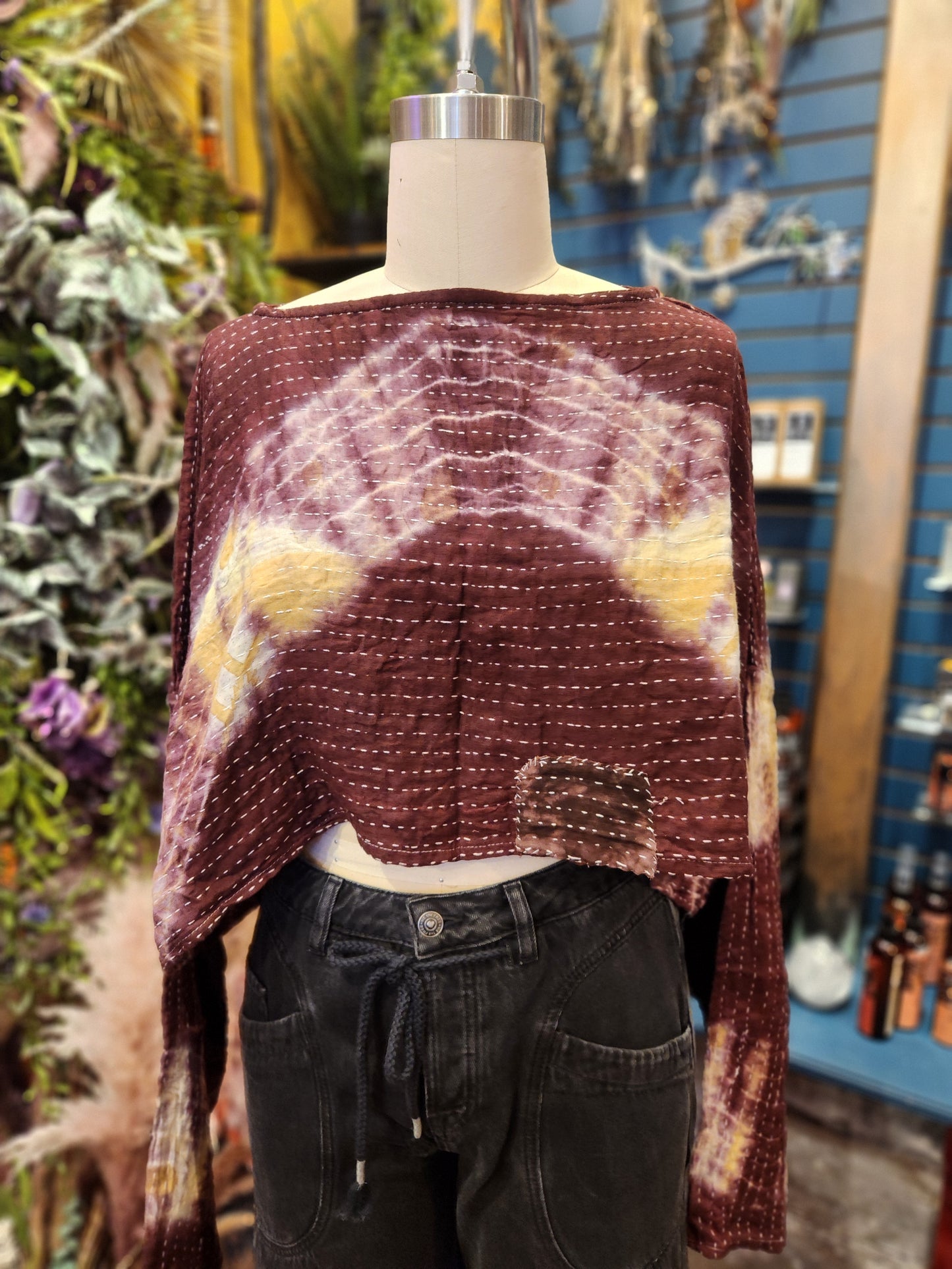 Pareo Kantha Abundance Crop Top