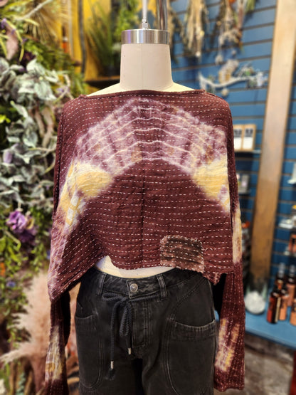 Pareo Kantha Abundance Crop Top