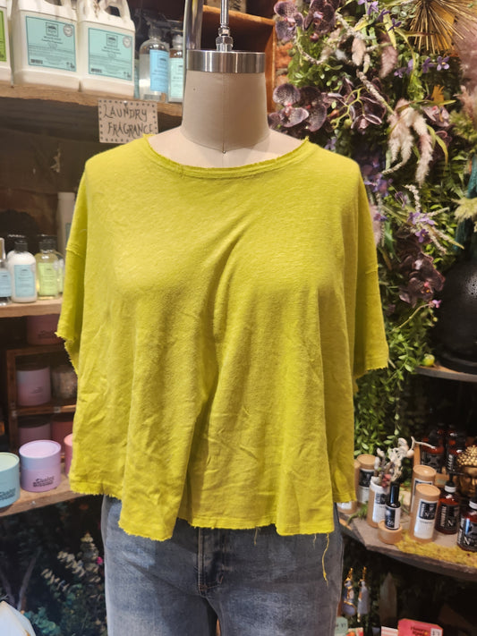 Elsie Swing Tee - Warm Olives