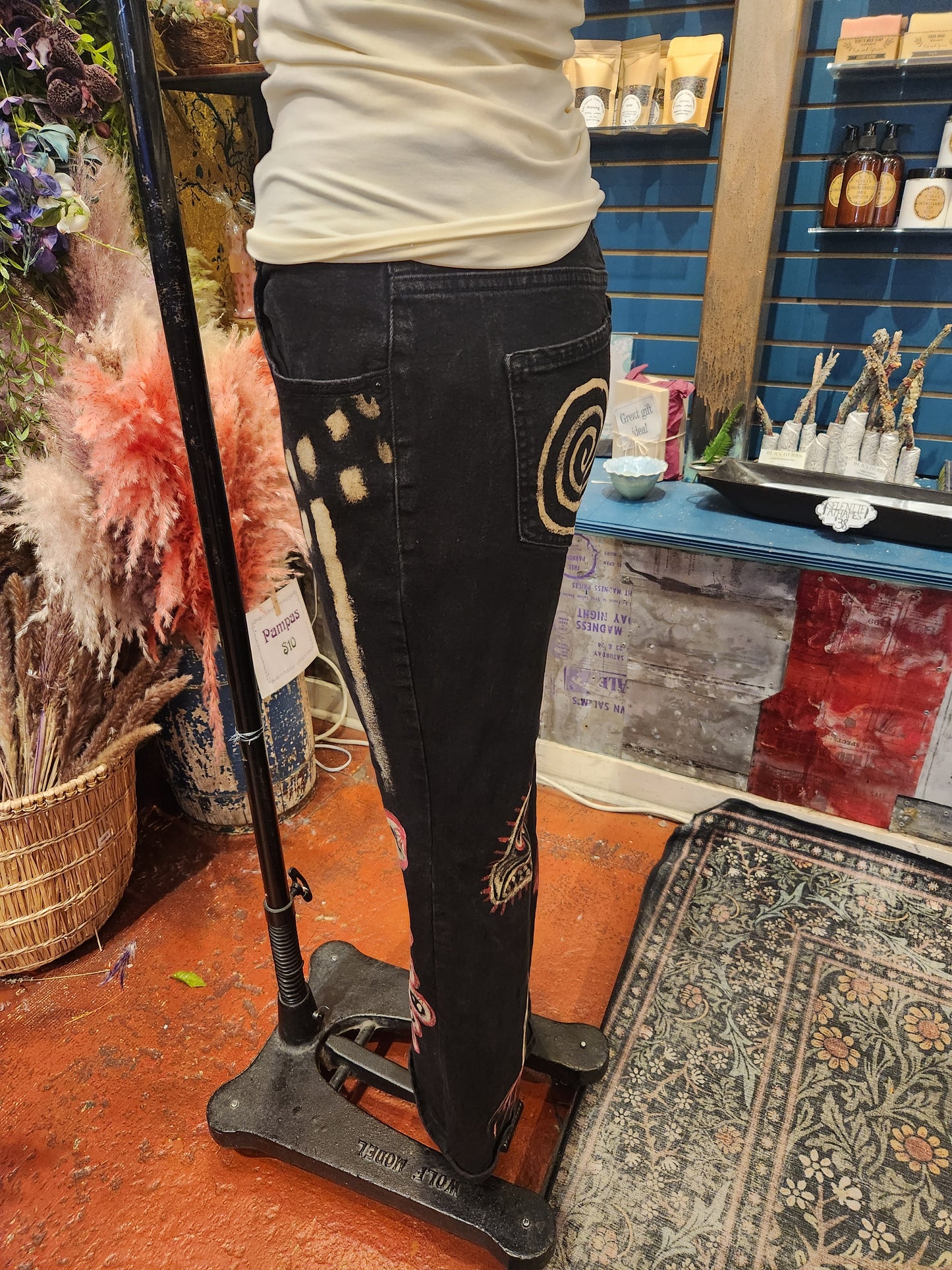 Traumatism Art Roe Bell Bottom Jean