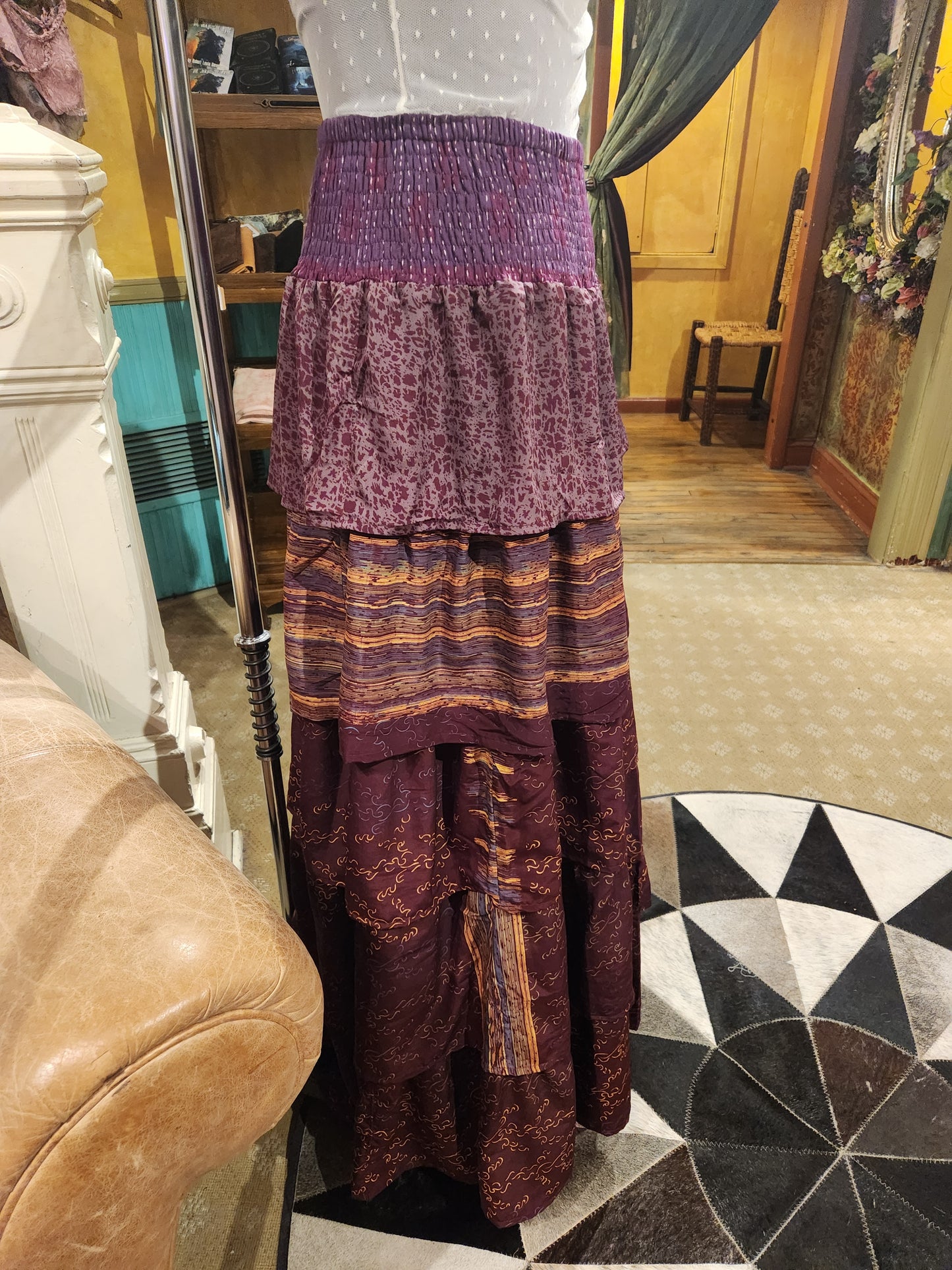 Rasgulla Sari Venus Ruffle Maxi 1125 - 098