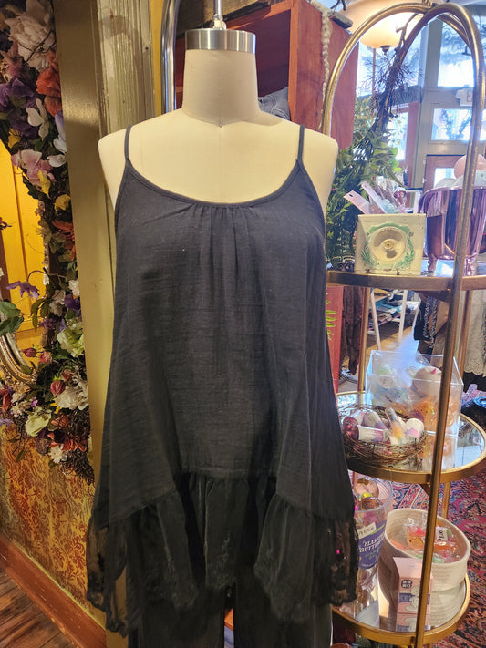 Black Cami with Lace