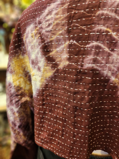Pareo Kantha Abundance Crop Top