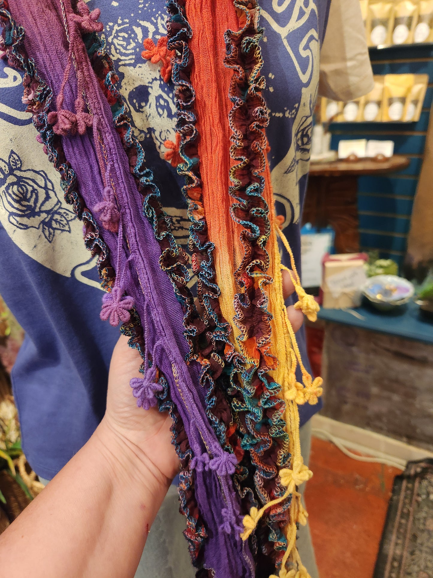 Fringe Scarf - OOAK #32