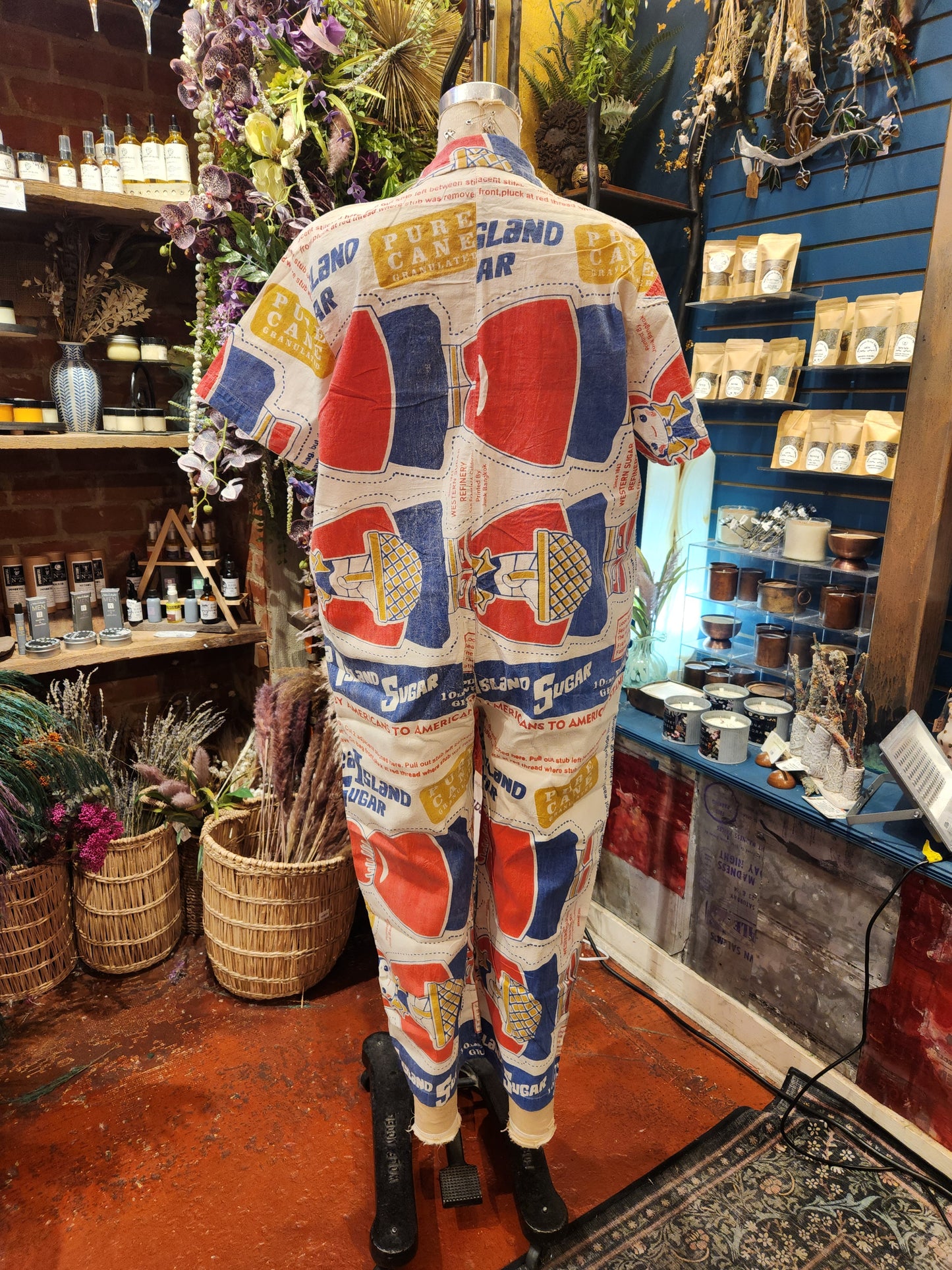 VIntage Island Sugar Overalls ( Bearsuit)