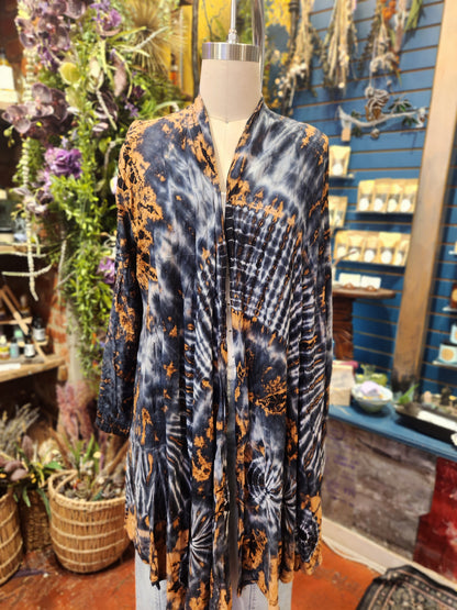 Tie Dye Duster Long Sleeve ( multiple colors avaialable)