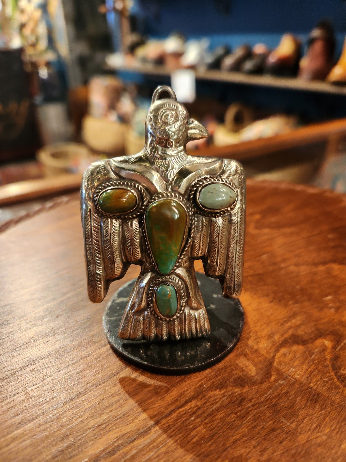 Thunderbird Turquoise Ring