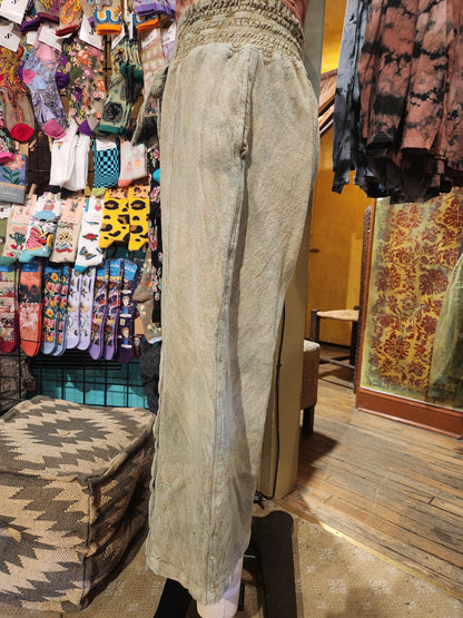 Hand Dyed 'Paperlace' Pants