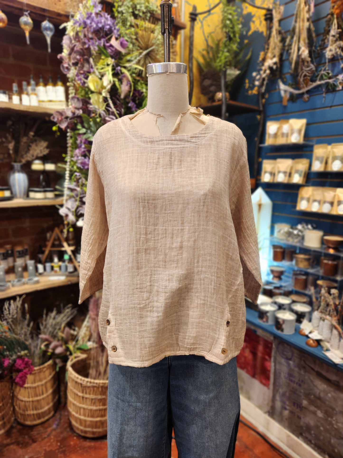 Double Gauze and Graceful Top