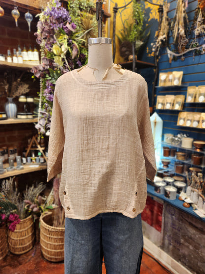 Double Gauze and Graceful Top