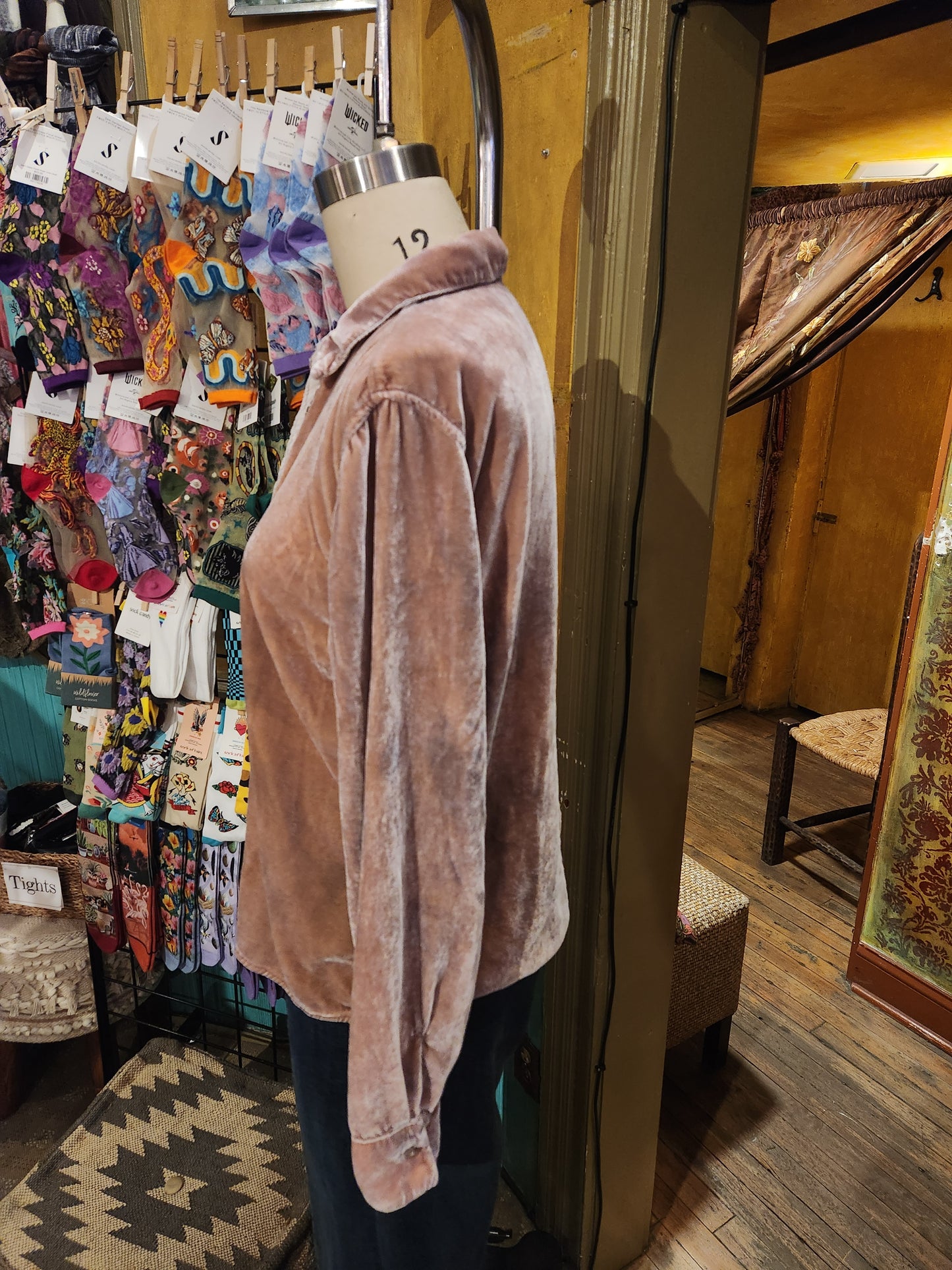 Hand Dyed 'Cutloose' Button Down Top