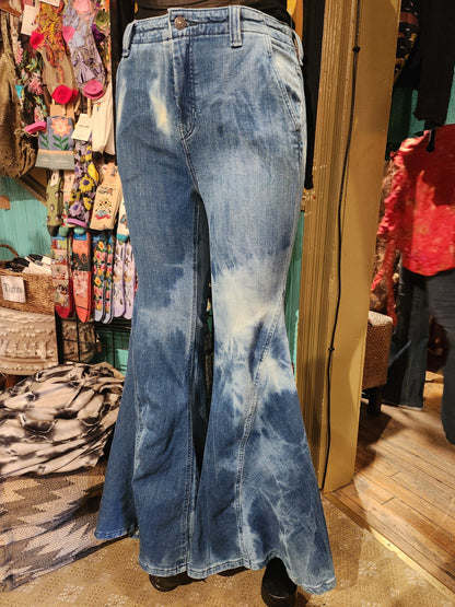 Hand Dyed 'We The Free' Flare Jean